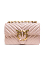 PINKO Powder Pink Love One Mini Shoulder Bag - Zeiniez
