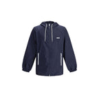 Prada Blue Recycled Polyamide Shell Jacket