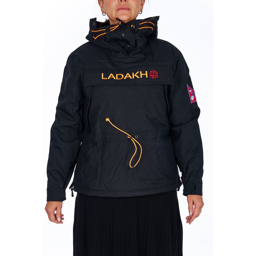 Ladakh Black Polyester Women Jacket - Zeiniez