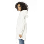 Mr&Mrs Italy White Cotton Women Parka - Zeiniez
