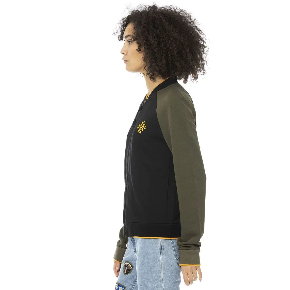 Mr&Mrs Italy Black Cotton Women Sweater - Zeiniez