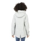 Mr&Mrs Italy Silver Cotton Women Parka Jacket - Zeiniez