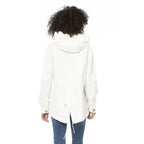 Mr&Mrs Italy White Cotton Women Parka Jacket - Zeiniez