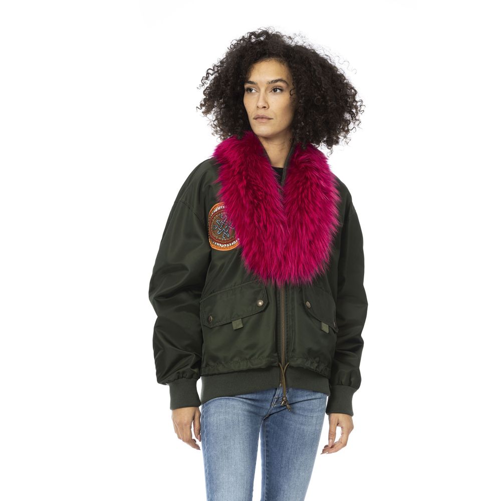 Mr&Mrs Italy Green Polyamide Women Bomber Jacket - Zeiniez