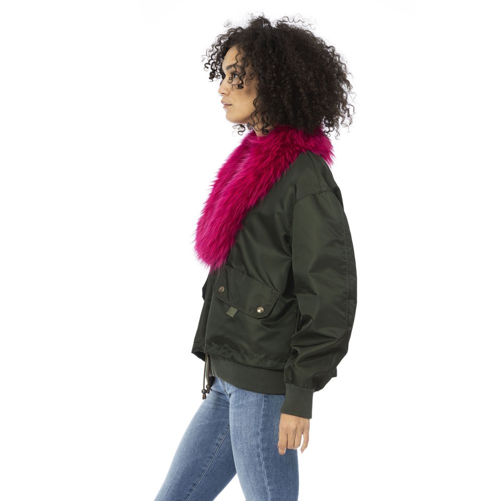 Mr&Mrs Italy Green Polyamide Women Bomber Jacket - Zeiniez