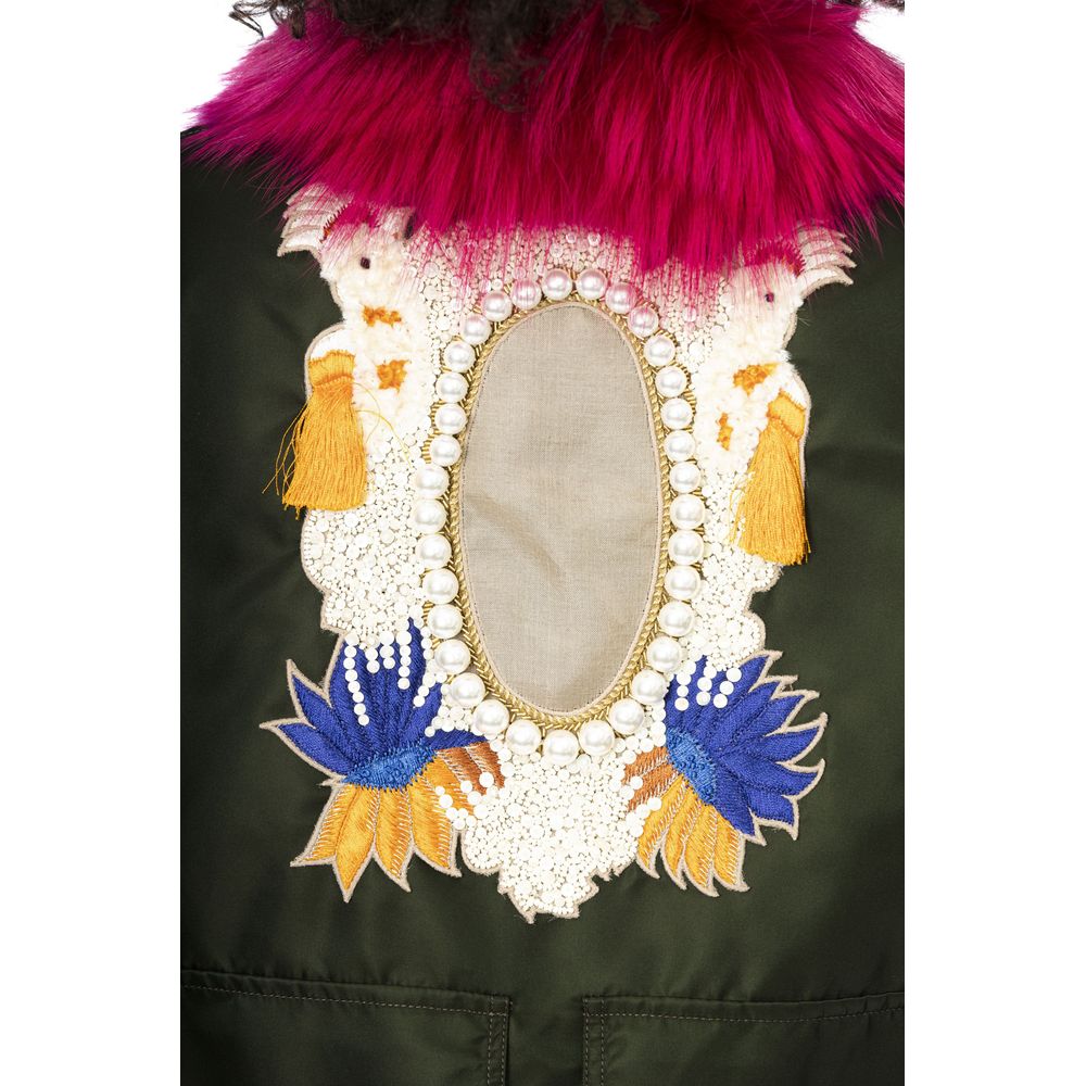 Mr&Mrs Italy Green Polyamide Women Bomber Jacket - Zeiniez