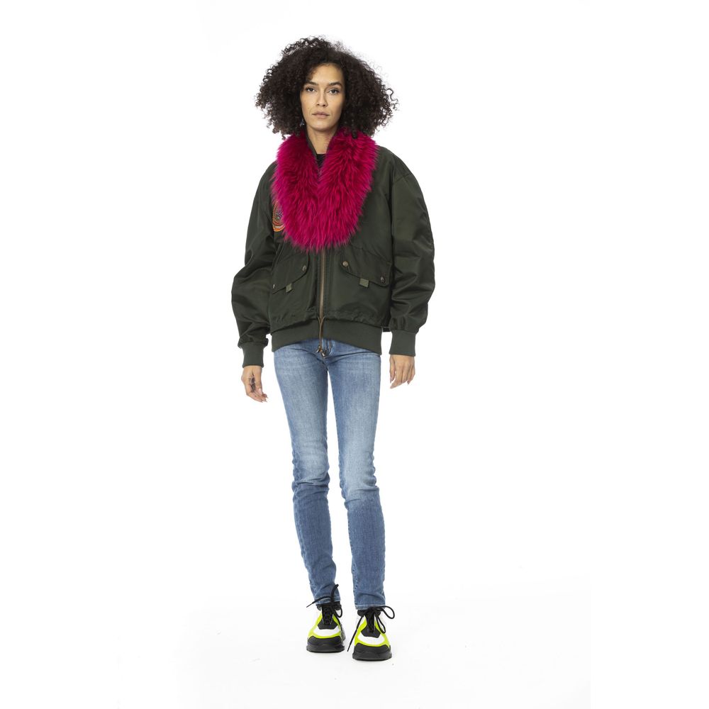 Mr&Mrs Italy Green Polyamide Women Bomber Jacket - Zeiniez