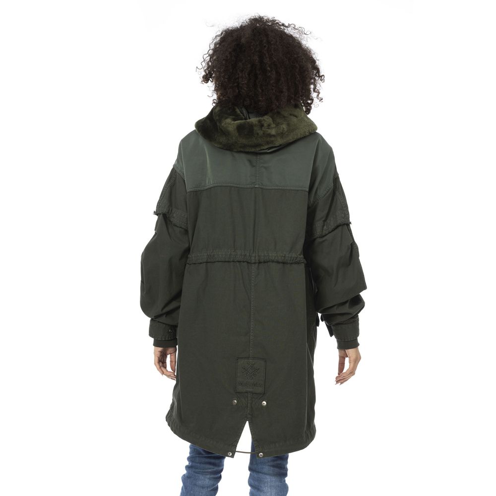 Mr&Mrs Italy Green Cotton Women Parka - Zeiniez