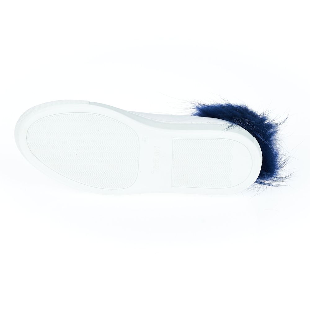 Mr&Mrs Italy White Lamb Leather Women Sneaker - Zeiniez