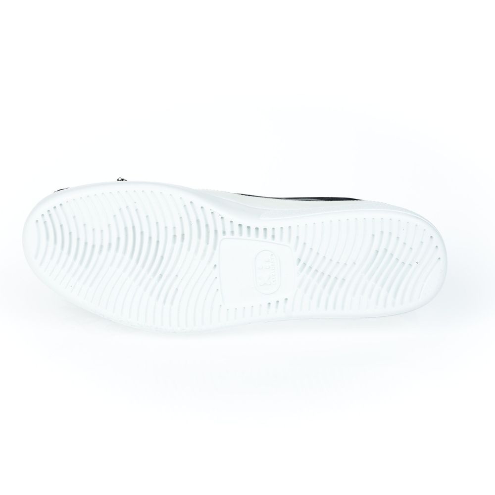 Mr&Mrs Italy Black Leather Women Slip-On Shoe - Zeiniez