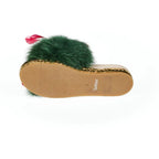 Mr&Mrs Italy Green Lamb Leather Women Sandal - Zeiniez