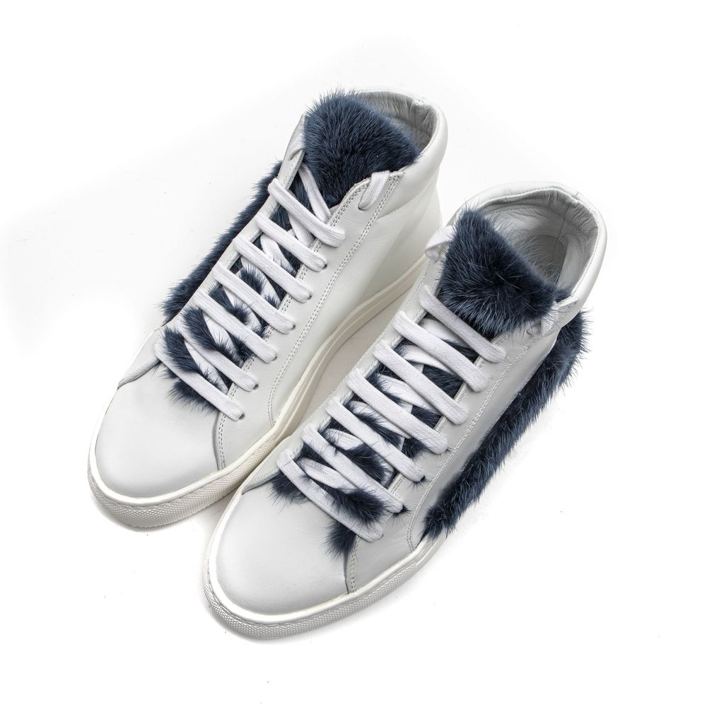 Mr&Mrs Italy White Leather Women Sneaker - Zeiniez