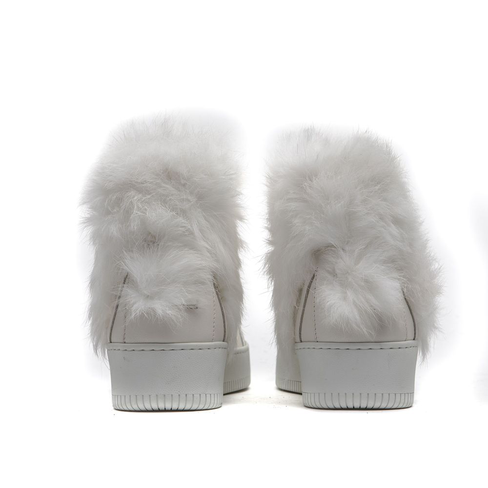 Mr&Mrs Italy White Cotton Women Sneaker - Zeiniez