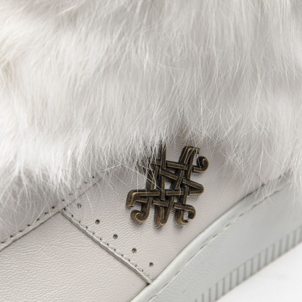 Mr&Mrs Italy White Cotton Women Sneaker - Zeiniez