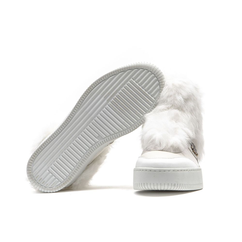 Mr&Mrs Italy White Cotton Women Sneaker - Zeiniez