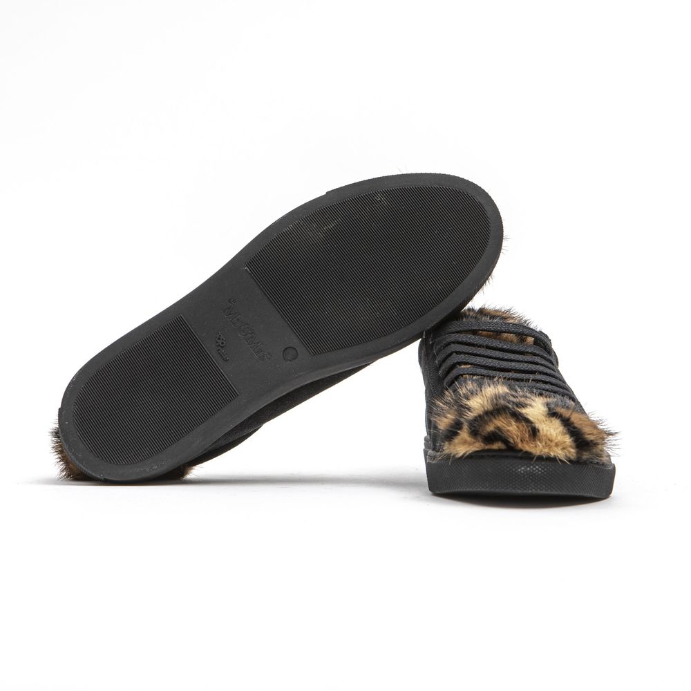 Mr&Mrs Italy Black Leather Women Sneaker - Zeiniez