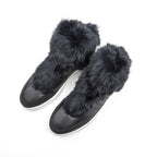 Mr&Mrs Italy Blue Cotton Women Sneaker - Zeiniez