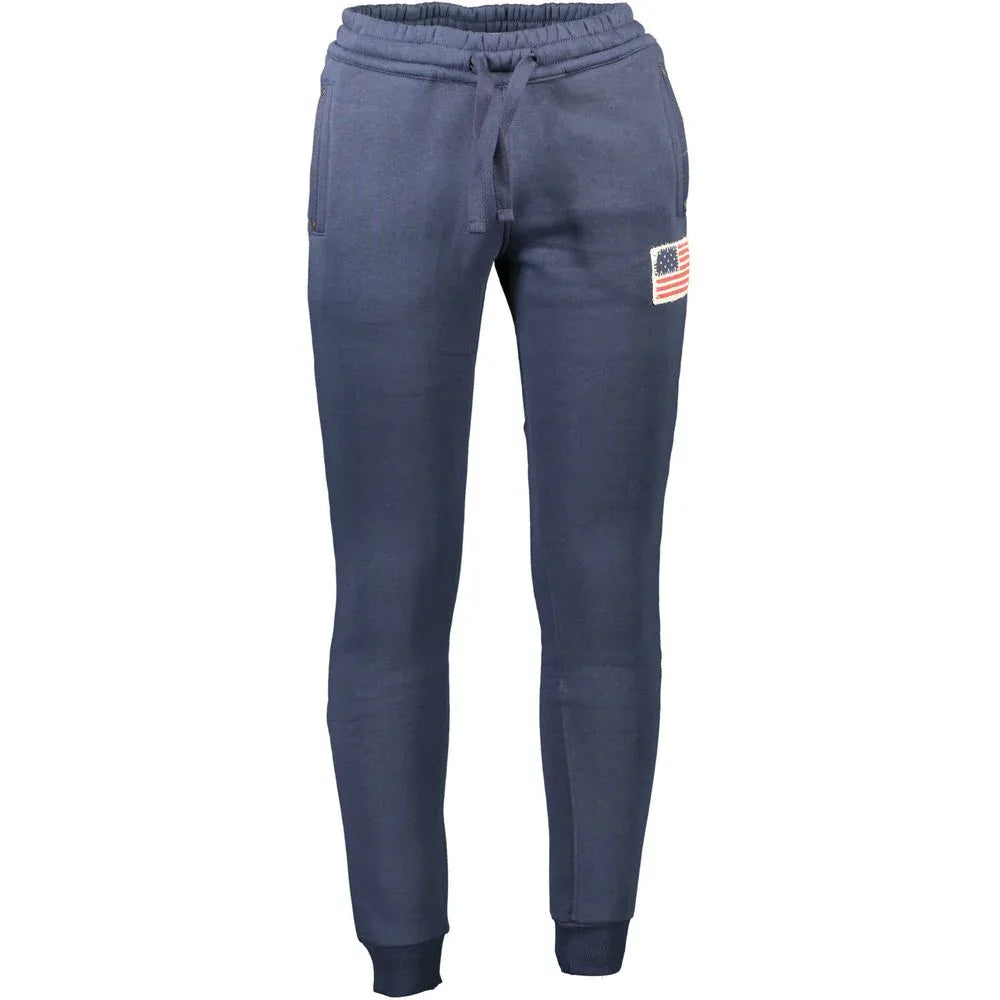 U.S. POLO ASSN. Blu Cotton Men's Sweatpants - Zeiniez
