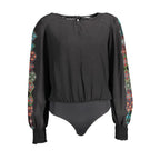 Desigual Black Viscosa Women Bodysuit - Zeiniez