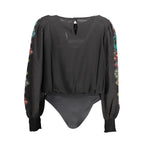 Desigual Black Viscosa Women Bodysuit - Zeiniez