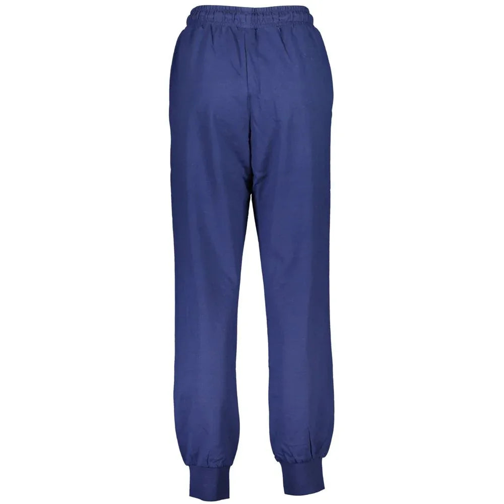 Fila Blu Cotton Women Sweatpant - Zeiniez