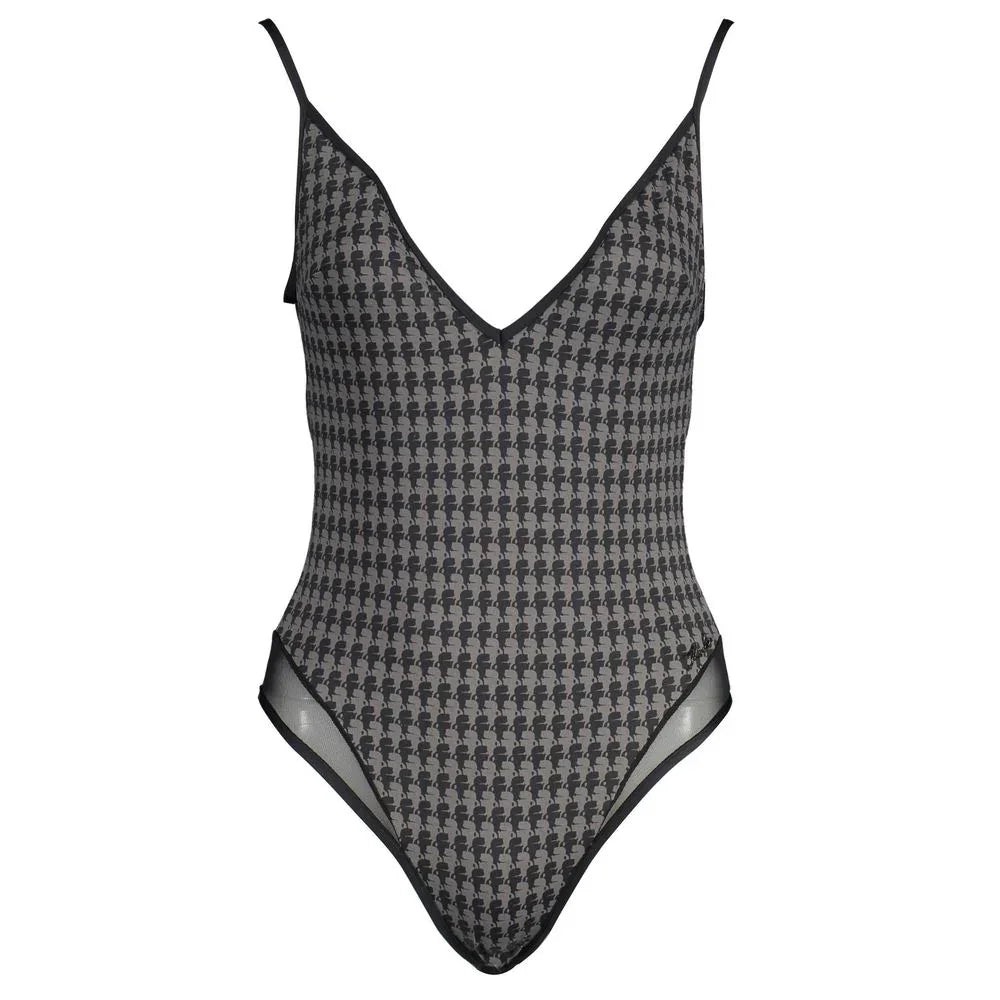 Karl Lagerfeld Black Polyamide Women's Swimsuit - Zeiniez