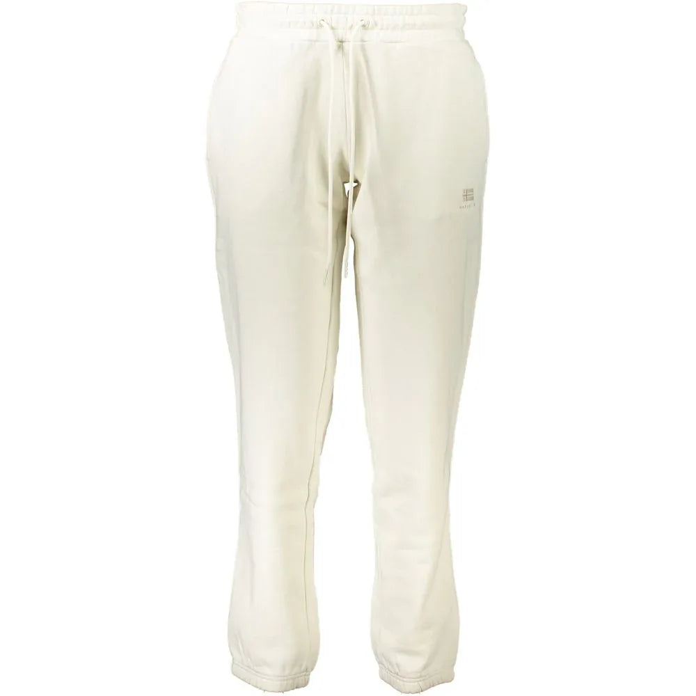 Napapijri White Cotton Women's Sweatpant - Zeiniez