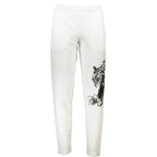 Cavalli Class Bianco Cotton Men's Track Pant - Zeiniez