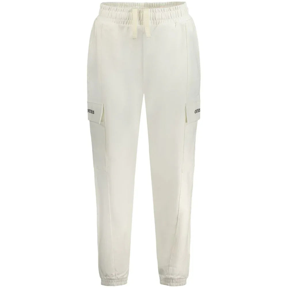 Guess Jeans White Cotton Women Sweatpant - Zeiniez