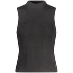 Guess Jeans Black Cotton Women Tank Top - Zeiniez