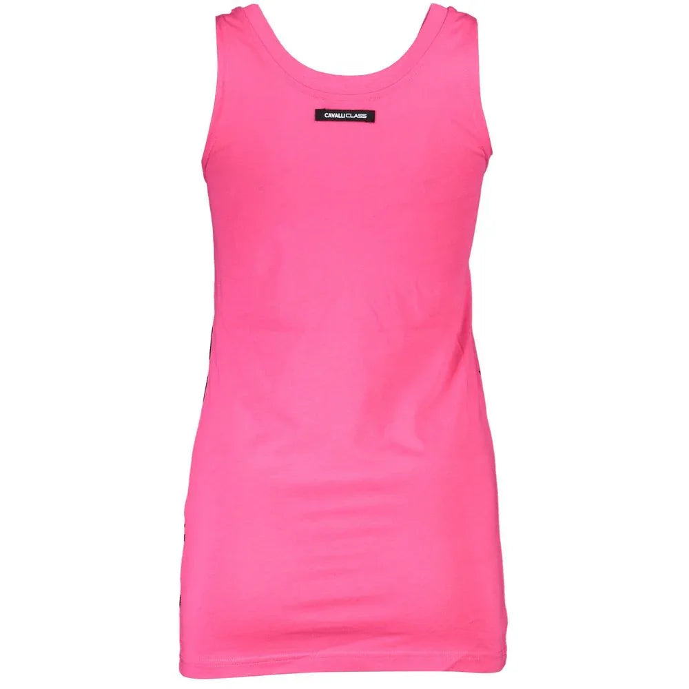 Cavalli Class Rosa Cotton Woman Tank Top - Zeiniez
