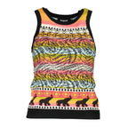 Desigual Black Viscose Women's Tank Top - Zeiniez
