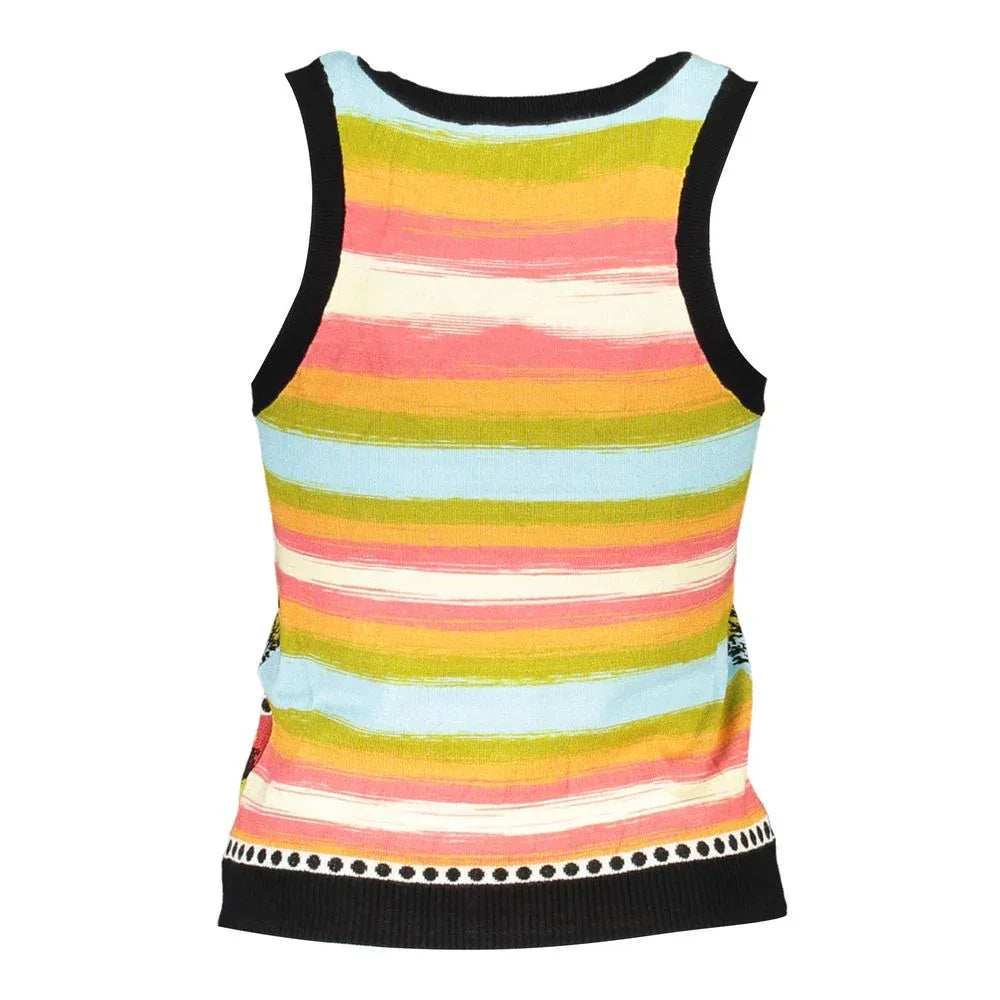 Desigual Black Viscose Women's Tank Top - Zeiniez