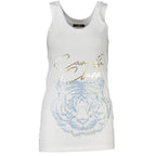 Cavalli Class White Cotton Women Tank Top - Zeiniez