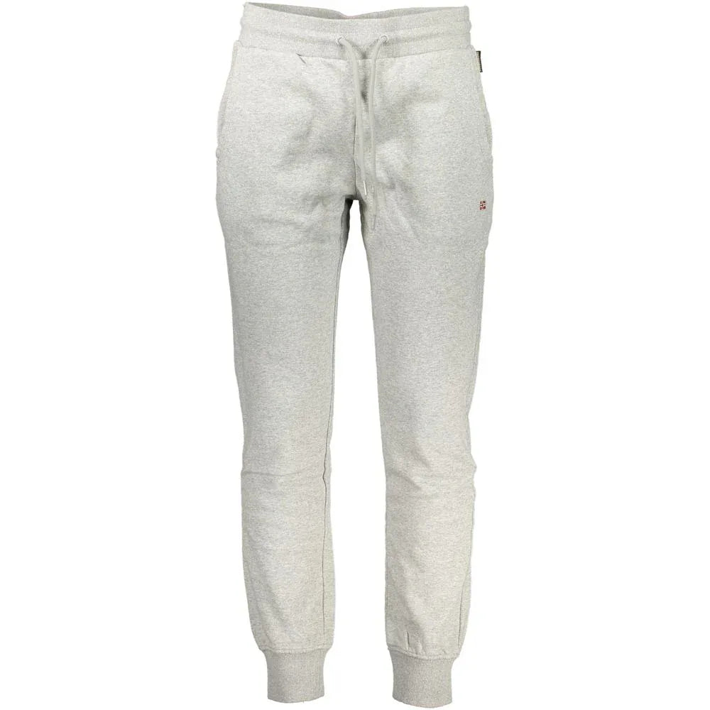 Napapijri Gray Cotton Men's Sweatpants - Zeiniez