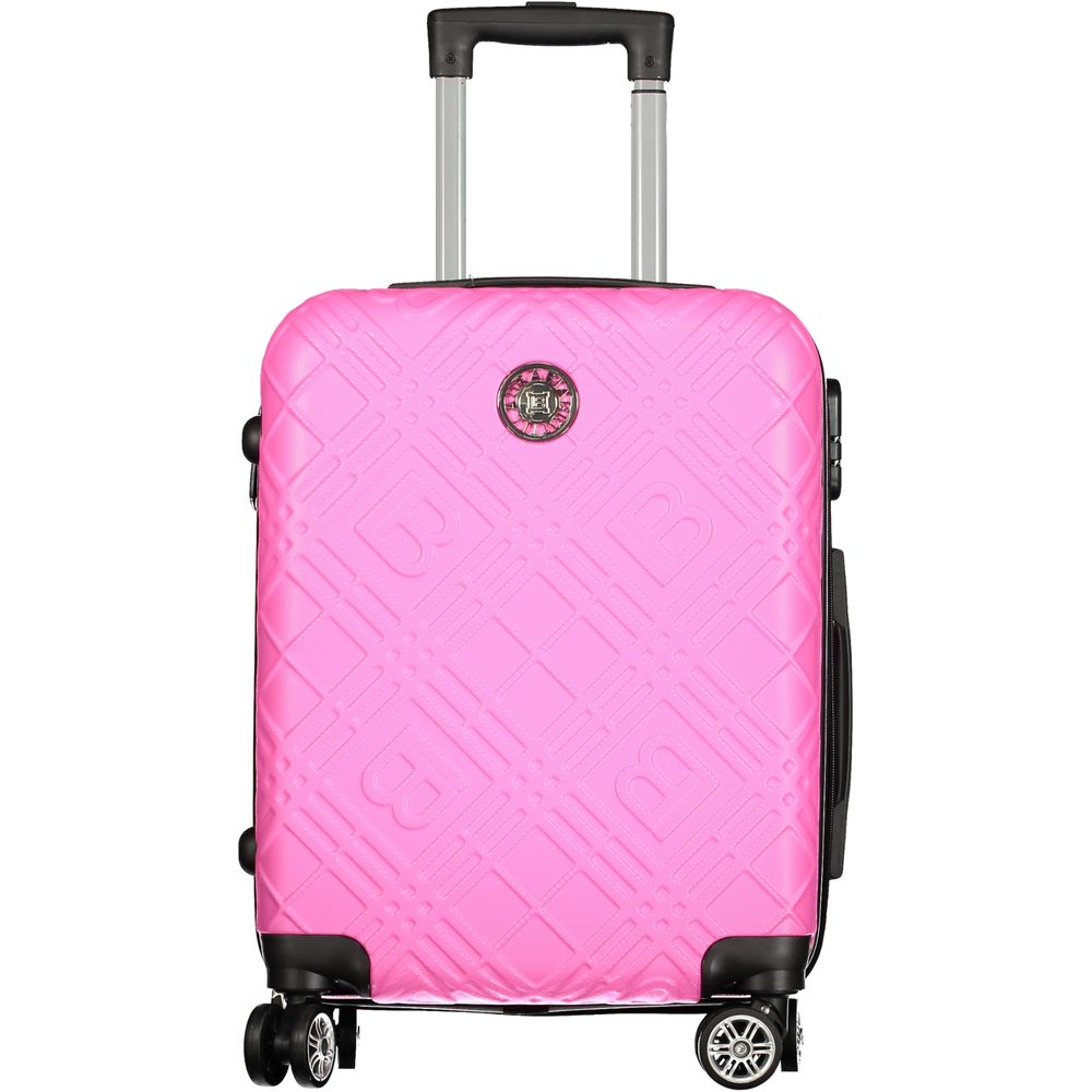 Laura Biagiotti Rosa Poliuretano Women Travel Bag Laura Biagiotti