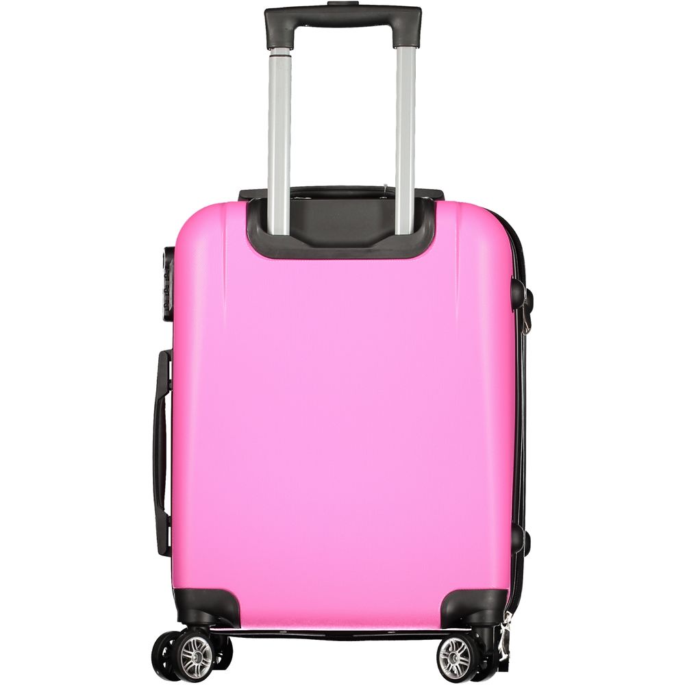 Laura Biagiotti Rosa Poliuretano Women Travel Bag Laura Biagiotti