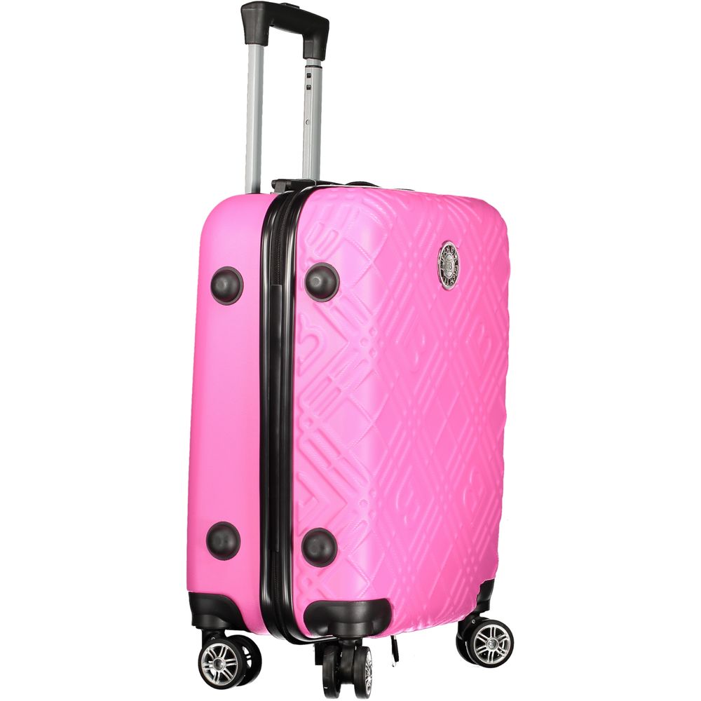 Laura Biagiotti Rosa Poliuretano Women Travel Bag Laura Biagiotti