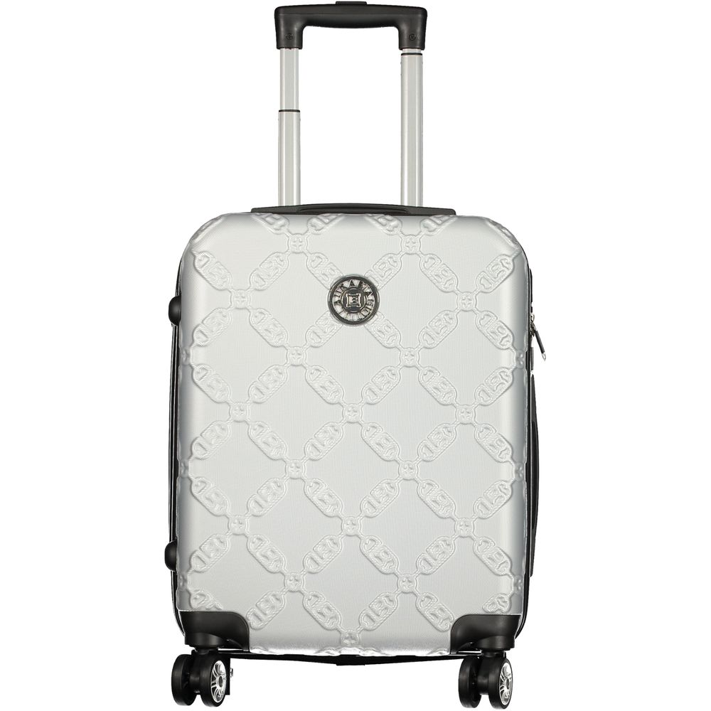 Laura Biagiotti Argento Poliuretano Women's Travel Trolley Set - Zeiniez