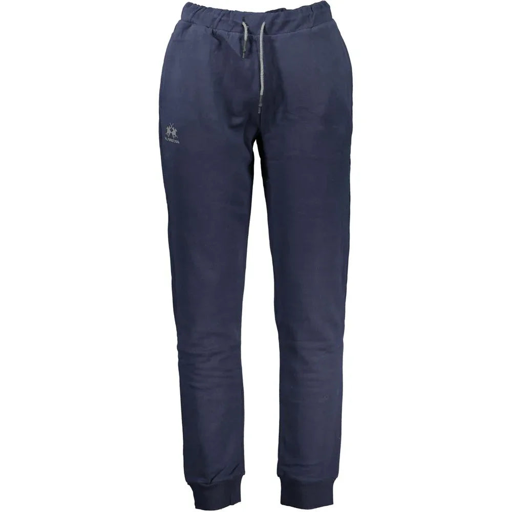 La Martina Blu Cotton Men Sweatpant - Zeiniez