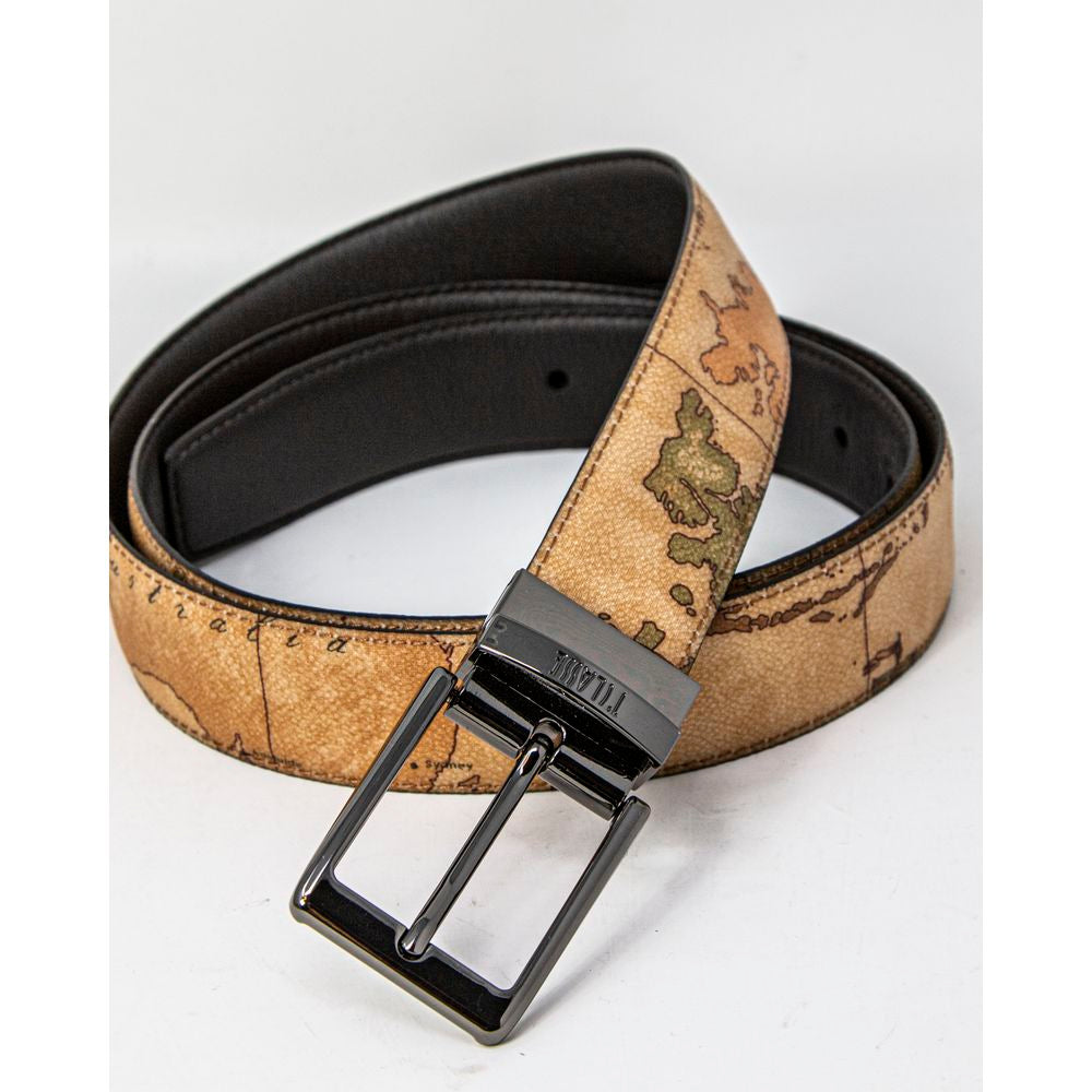Alviero Martini Prima Classe Brown Leather Regular Belt - Zeiniez