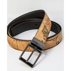 Alviero Martini Prima Classe Brown Leather Regular Belt - Zeiniez