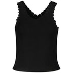 Guess Jeans Black Viscose Women's Tank Top