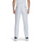 Borghese White Linen Casual Pants - Zeiniez
