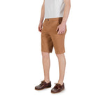 Borghese Beige Cotton Bermuda Shorts