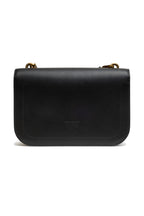 PINKO Black Leather Love Bell Classic Shoulder Bag - Zeiniez