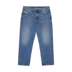 Diesel Blue Cotton Relaxed Fit Jeans - Zeiniez