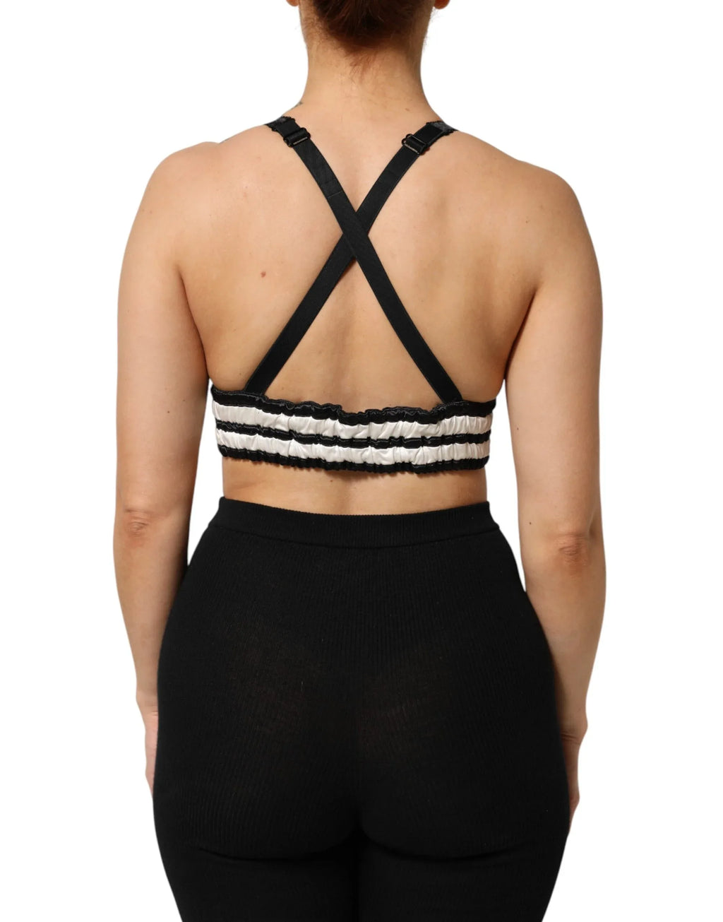 Dolce & Gabbana Red Satin Floral Embroidered Bralette Crop Top - Zeiniez