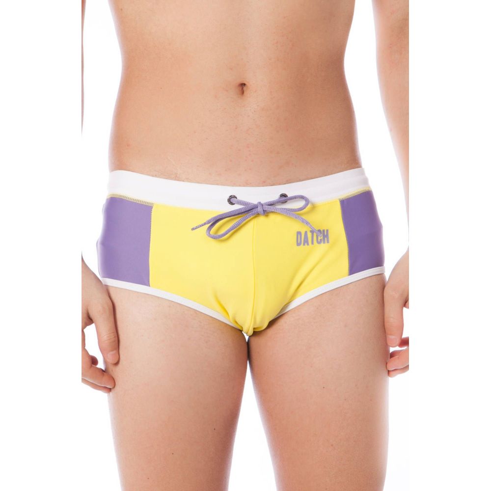 Datch Giallo Poliammide Men Swim Brief - Zeiniez