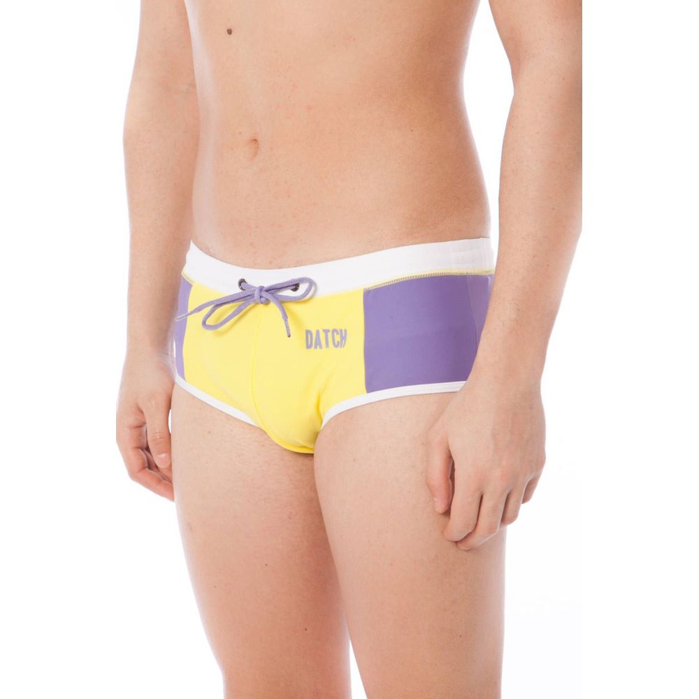 Datch Giallo Poliammide Men Swim Brief - Zeiniez